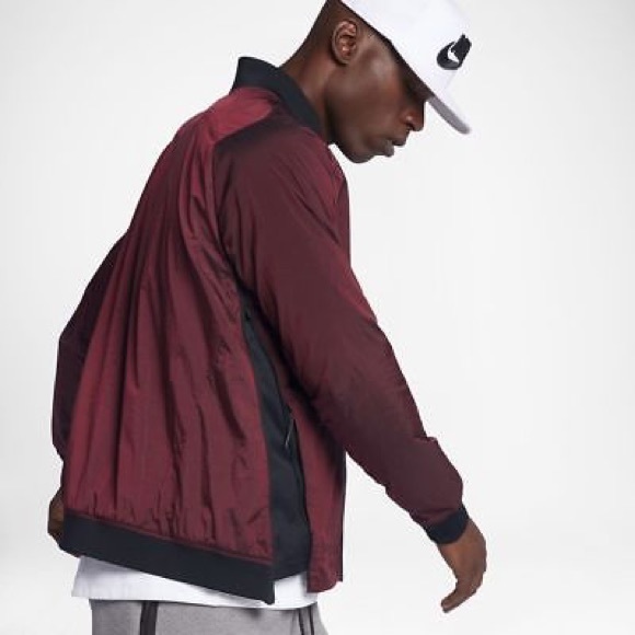Nike Jackets & Coats | Nike Mens Sportswear Tech Pack Varsity Jacket Red | Poshmark
